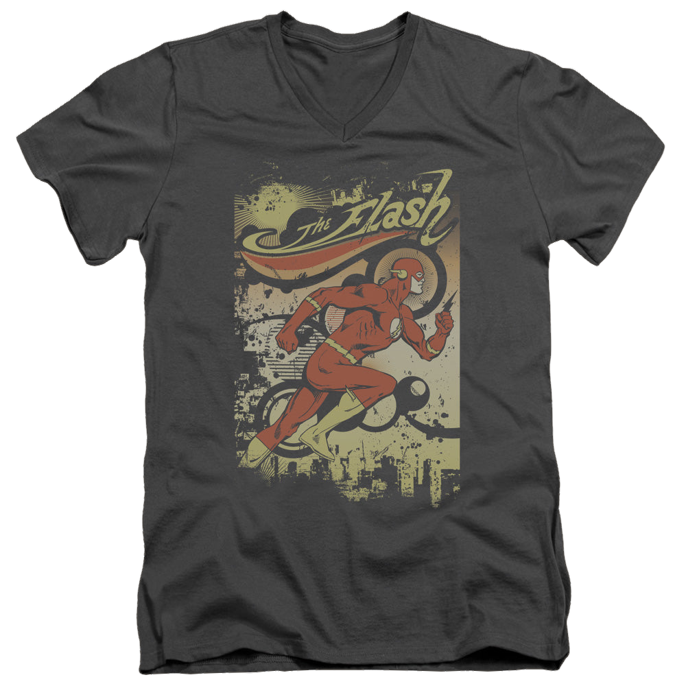 Flash, The Just Passing Through - Men's V-Neck T-Shirt Men's V-Neck T-Shirt The Flash