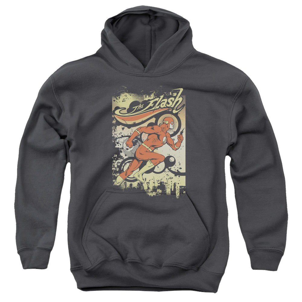 Flash, The Just Passing Through - Youth Hoodie Youth Hoodie (Ages 8-12) The Flash