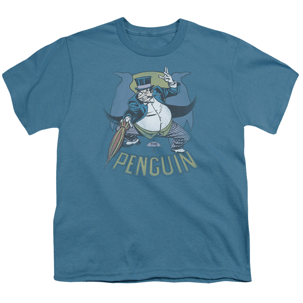 More DC Characters The Penguin - Youth T-Shirt Youth T-Shirt (Ages 8-12) DC Comics