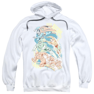 DC Comics Halftone League - Pullover Hoodie Pullover Hoodie Justice League