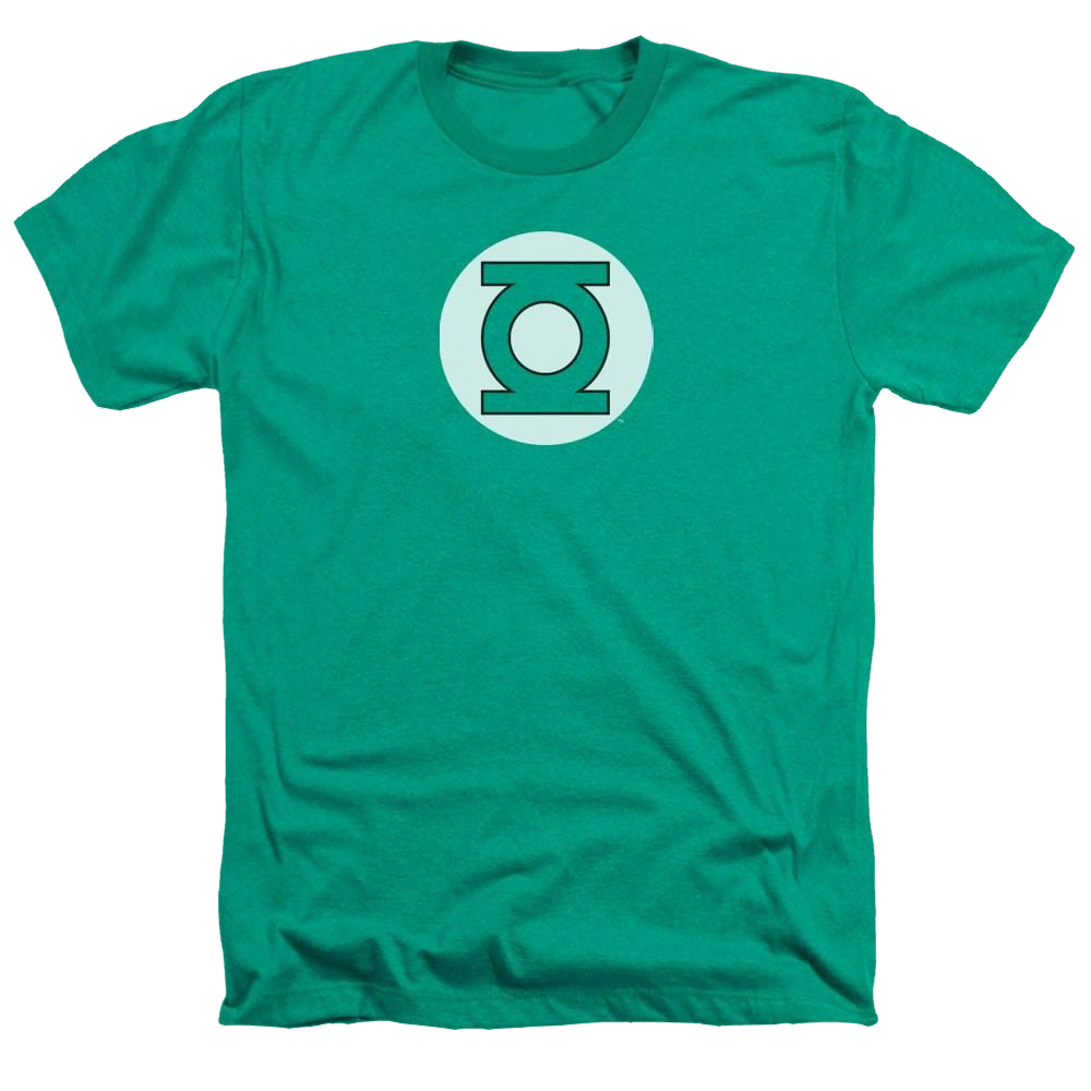 DC Comics Green Lantern Logo - Men's Heather T-Shirt Men's Heather T-Shirt Green Lantern