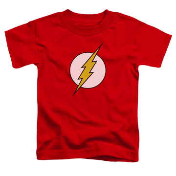 Red toddler t-shirt with Flash Logo graphic