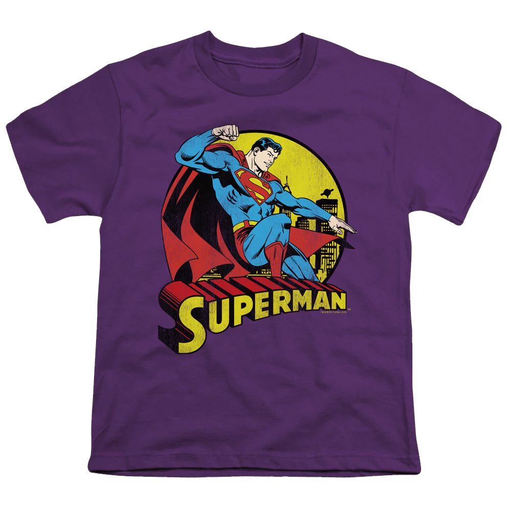 Superman Big Blue - Youth T-Shirt Youth T-Shirt (Ages 8-12) Superman