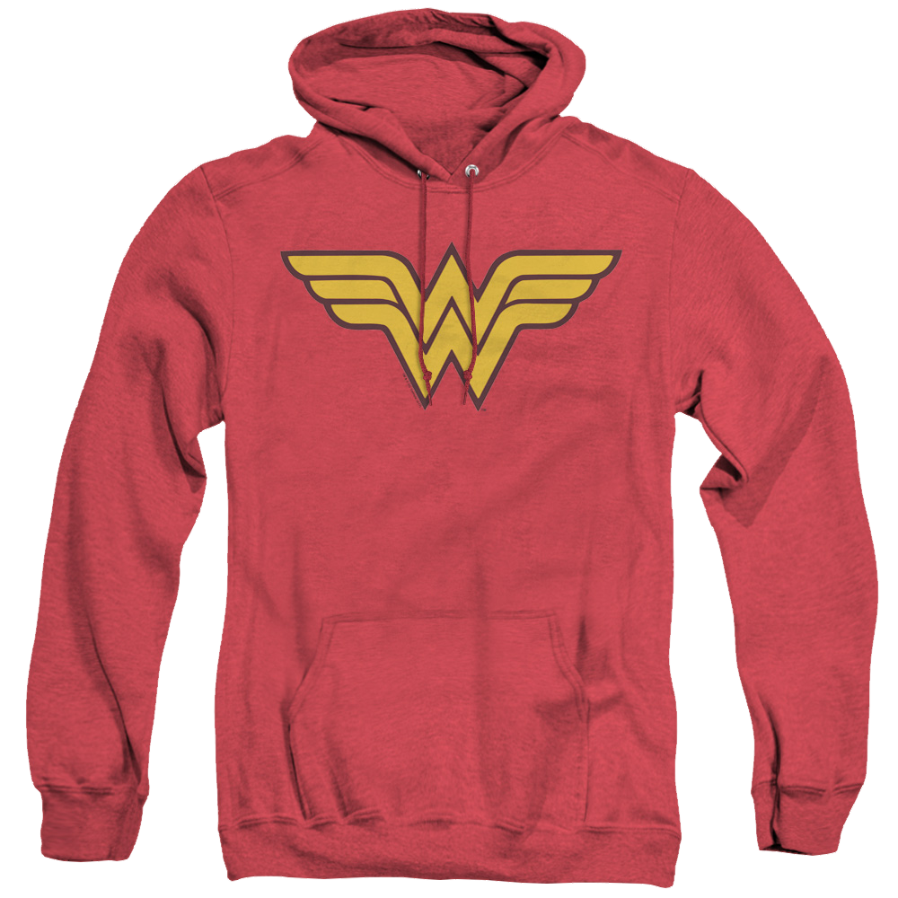Wonder Woman Wonder Woman Logo - Heather Pullover Hoodie Heather Pullover Hoodie Wonder Woman