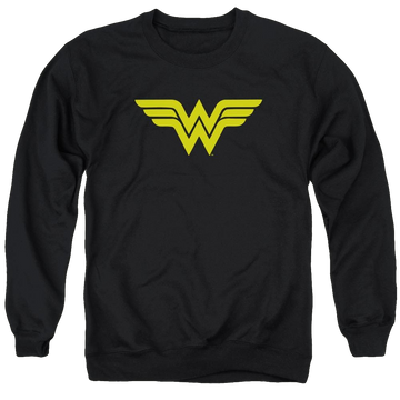 DC Comics Wonder Woman Logo - Men's Crewneck Sweatshirt Men's Crewneck Sweatshirt Wonder Woman