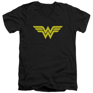 DC Comics Wonder Woman Logo - Men's V-Neck T-Shirt Men's V-Neck T-Shirt Wonder Woman