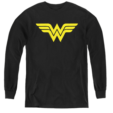 Wonder Woman Wonder Woman Logo - Youth Long Sleeve T-Shirt Youth Long Sleeve T-Shirt Wonder Woman