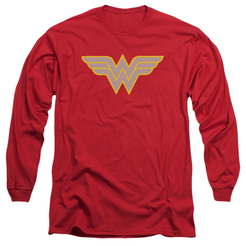 DC Comics Ww Logo - Men's Long Sleeve T-Shirt Men's Long Sleeve T-Shirt Wonder Woman