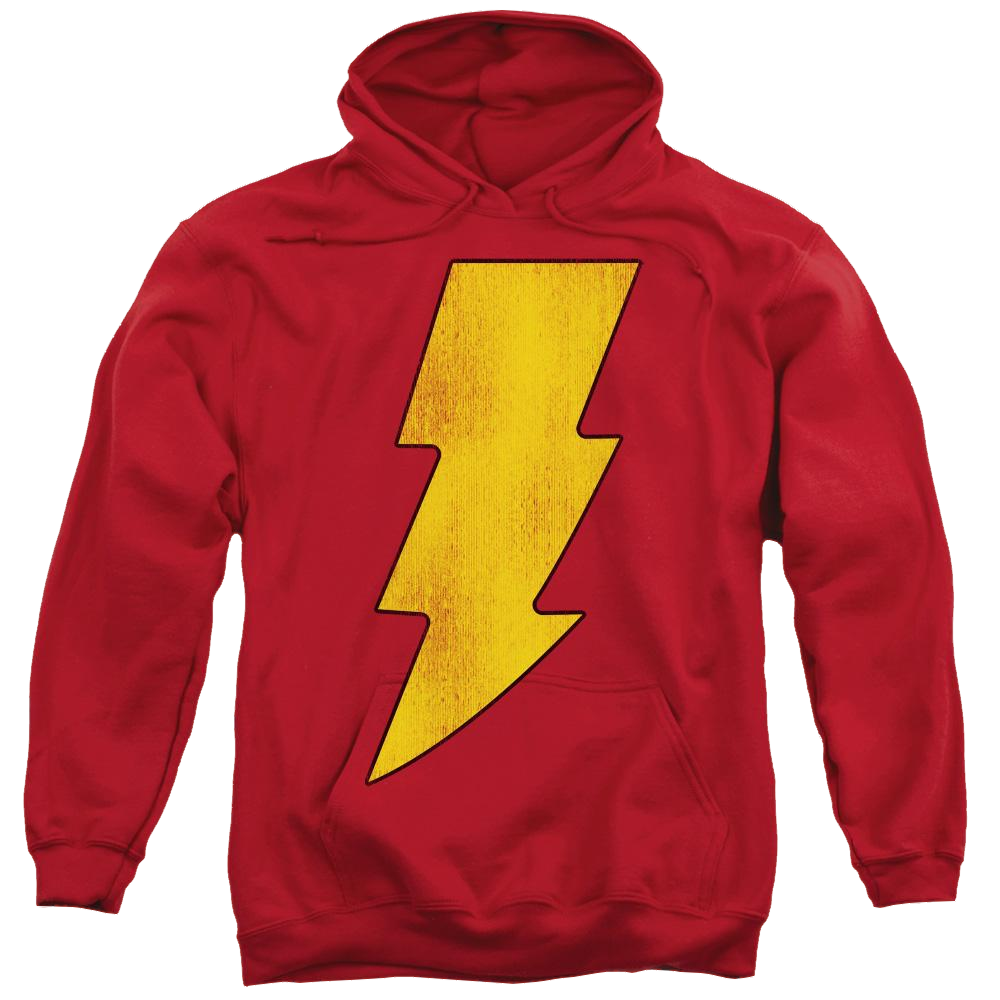 DC Comics Shazam Logo Distressed - Pullover Hoodie Pullover Hoodie Shazam