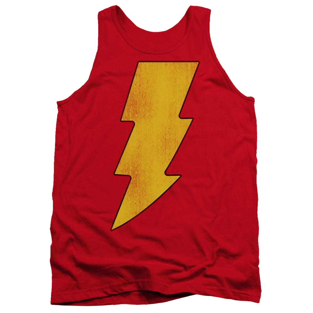 DC Comics Shazam Logo Distressed Men's Tank Men's Tank Shazam