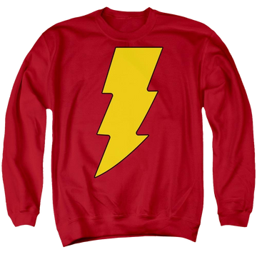DC Comics Shazam Logo - Men's Crewneck Sweatshirt Men's Crewneck Sweatshirt Shazam