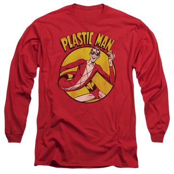 DC Comics Plastic Man - Men's Long Sleeve T-Shirt Men's Long Sleeve T-Shirt Plastic Man