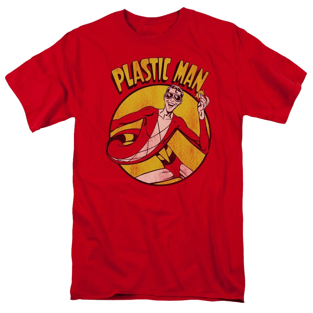 DC Comics Plastic Man - Men's Regular Fit T-Shirt Men's Regular Fit T-Shirt Plastic Man