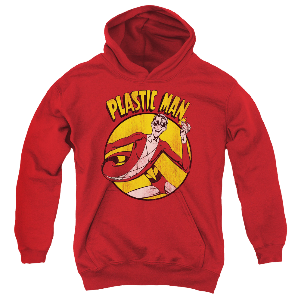 Plastic Man Plastic Man - Youth Hoodie Youth Hoodie (Ages 8-12) Plastic Man