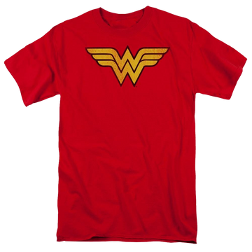DC Comics Wonder Woman Logo Dist - Men's Regular Fit T-Shirt Men's Regular Fit T-Shirt Wonder Woman