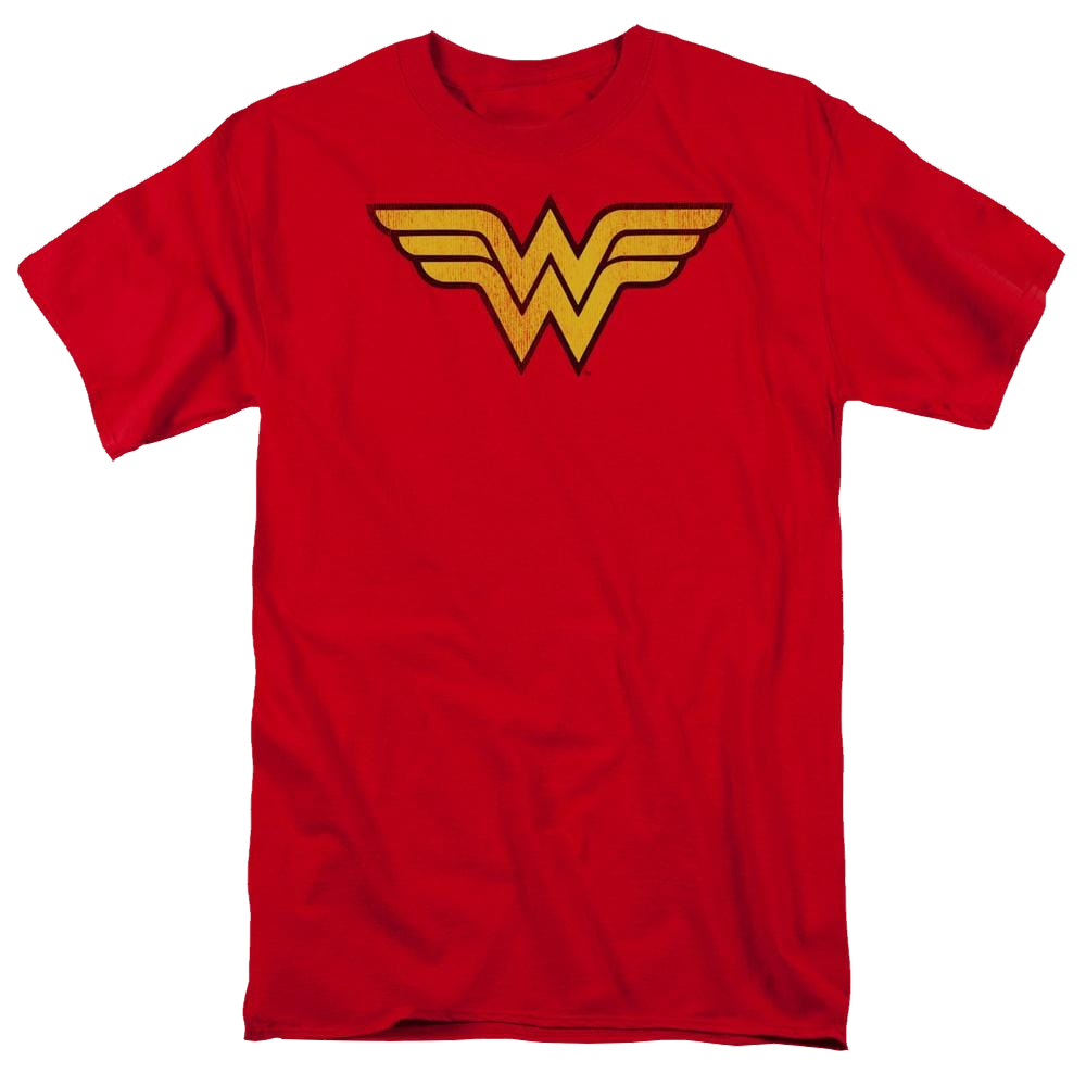 DC Comics Wonder Woman Logo Dist - Men's Regular Fit T-Shirt Men's Regular Fit T-Shirt Wonder Woman