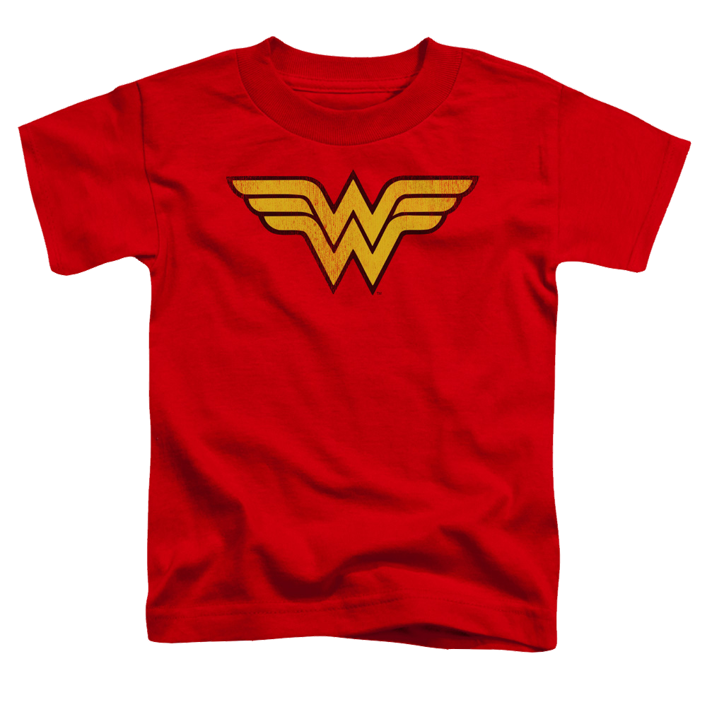 Wonder Woman Wonder Woman Logo Dist - Kid's T-Shirt Kid's T-Shirt (Ages 4-7) Wonder Woman