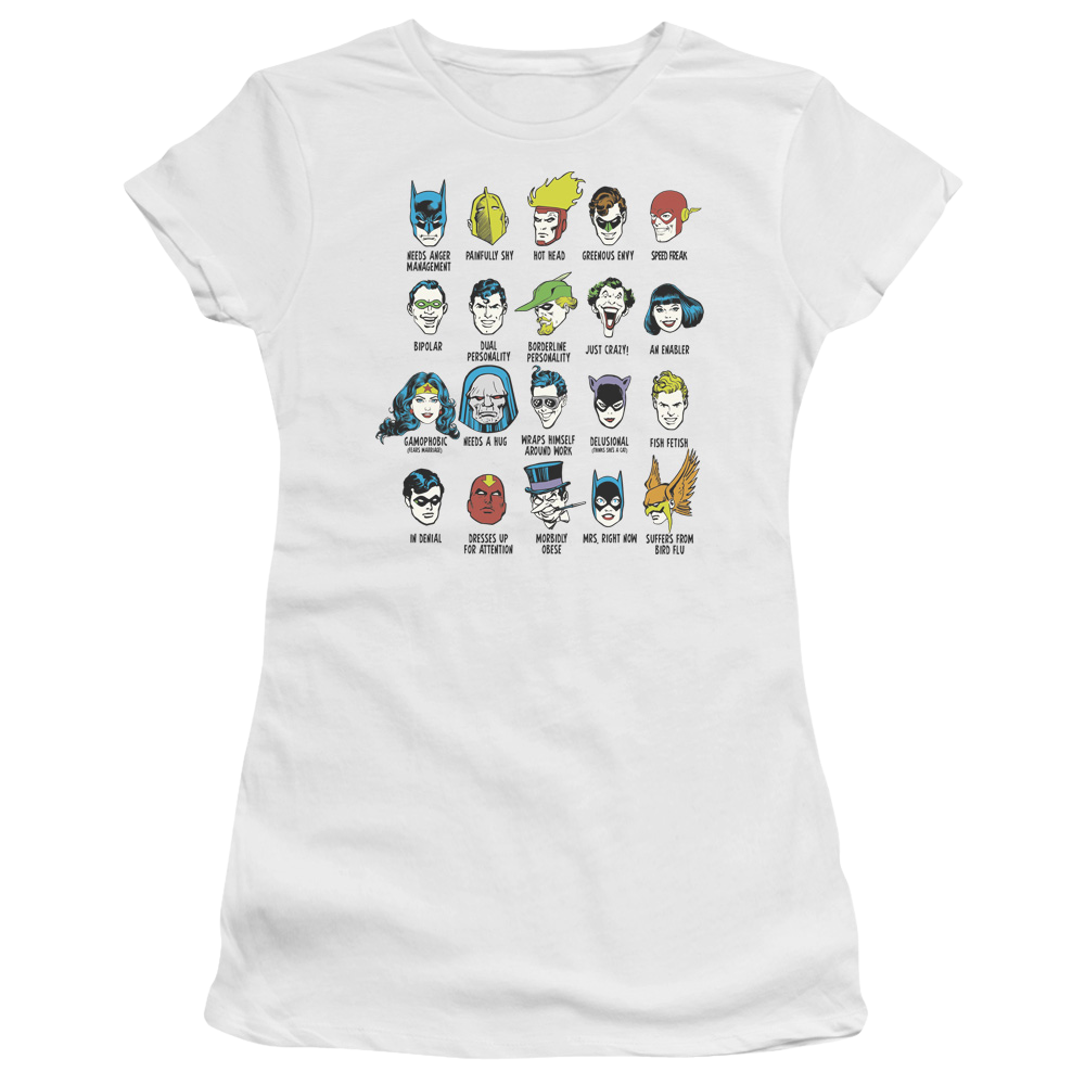 DC Comics Superhero Issues - Juniors T-Shirt Juniors T-Shirt Justice League