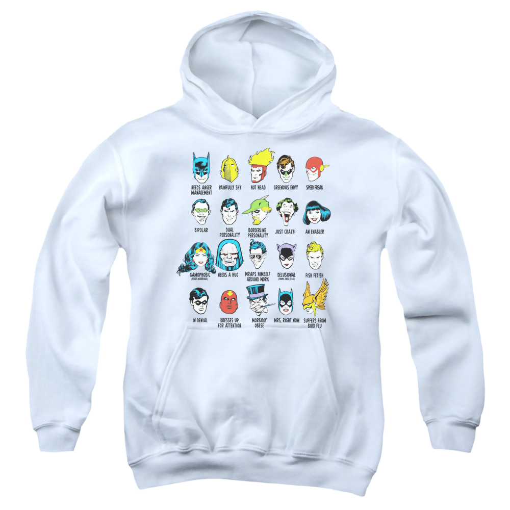 Justice League Superhero Issues - Youth Hoodie Youth Hoodie (Ages 8-12) Justice League