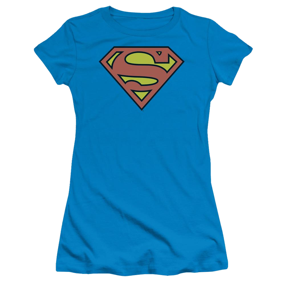 DC Comics Superman Logo - Juniors T-Shirt Juniors T-Shirt Superman