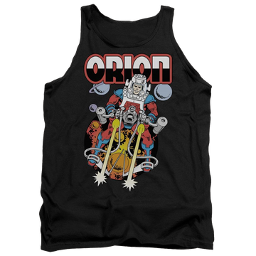 Black men's tank with DC Comics Orion graphic