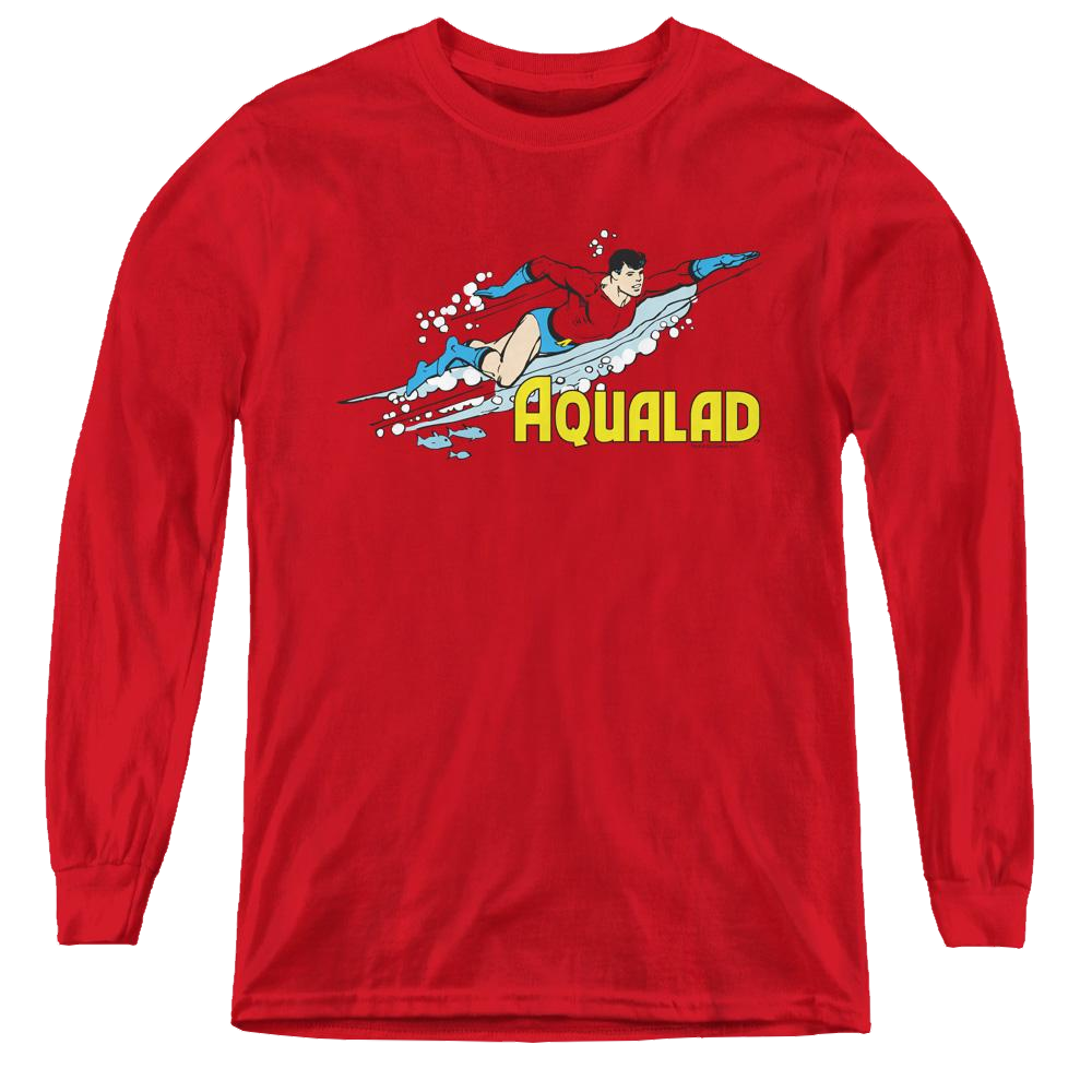 More Dc Characters Aqualad - Youth Long Sleeve T-Shirt Youth Long Sleeve T-Shirt DC Comics