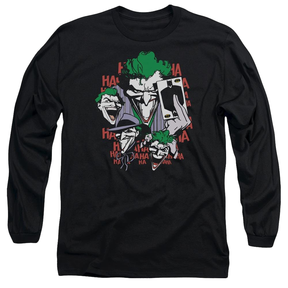 DC Comics Four Of A Kind - Men's Long Sleeve T-Shirt Men's Long Sleeve T-Shirt Joker