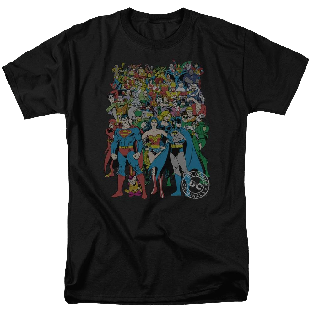 DC Comics Original Universe - Men's Regular Fit T-Shirt Men's Regular Fit T-Shirt Justice League