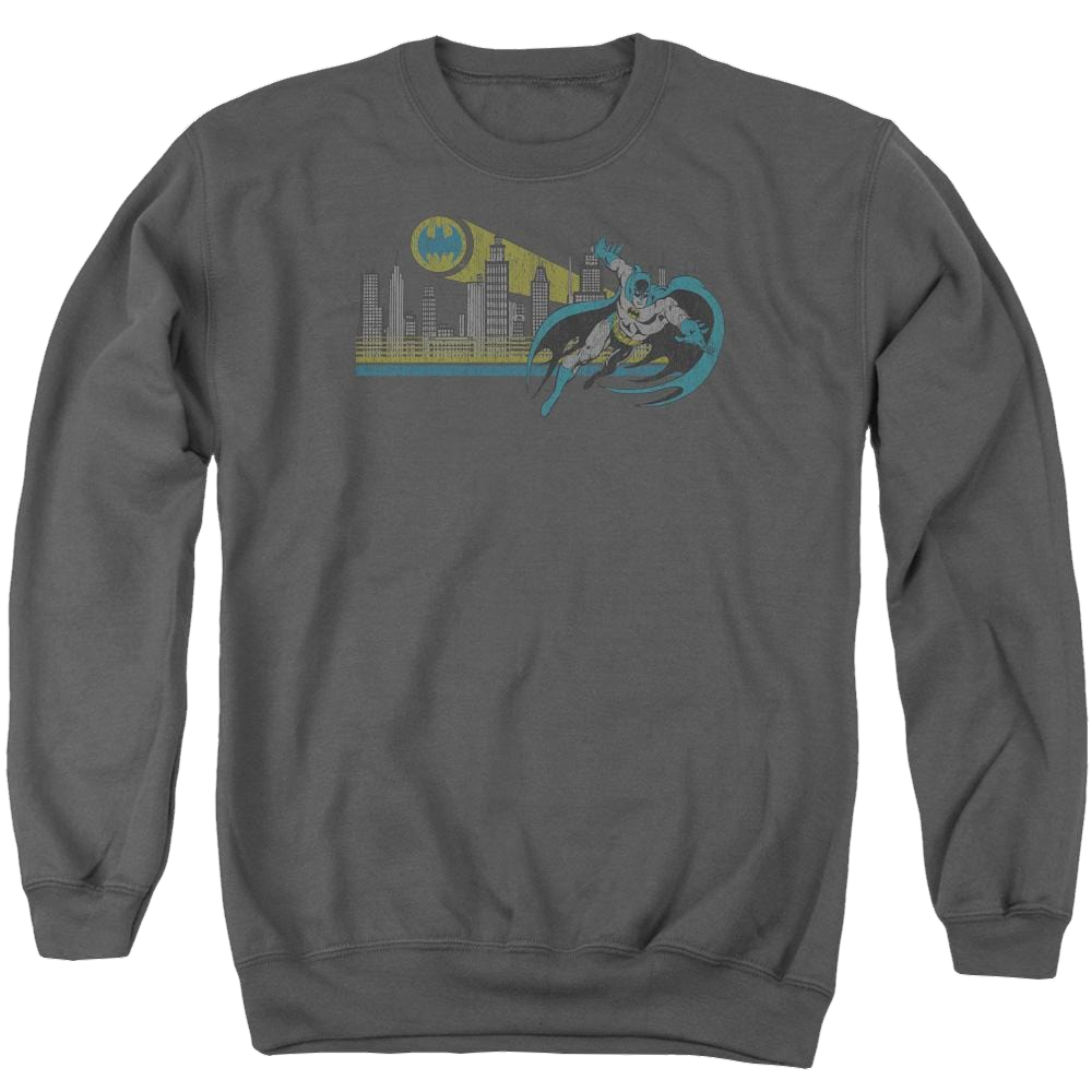 DC Comics Gotham Retro - Men's Crewneck Sweatshirt Men's Crewneck Sweatshirt Batman