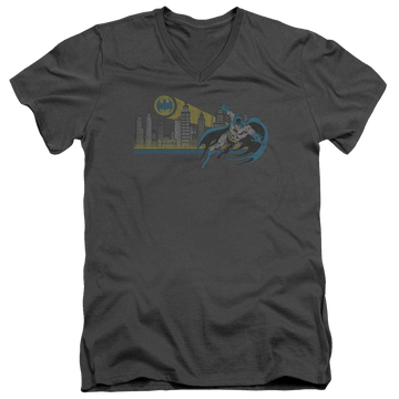 DC Comics Gotham Retro - Men's V-Neck T-Shirt Men's V-Neck T-Shirt Batman