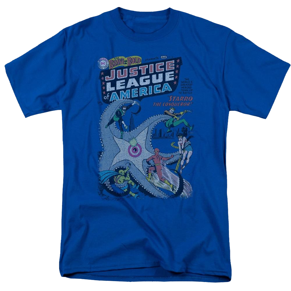 DC Comics No 28 - Men's Regular Fit T-Shirt Men's Regular Fit T-Shirt Justice League