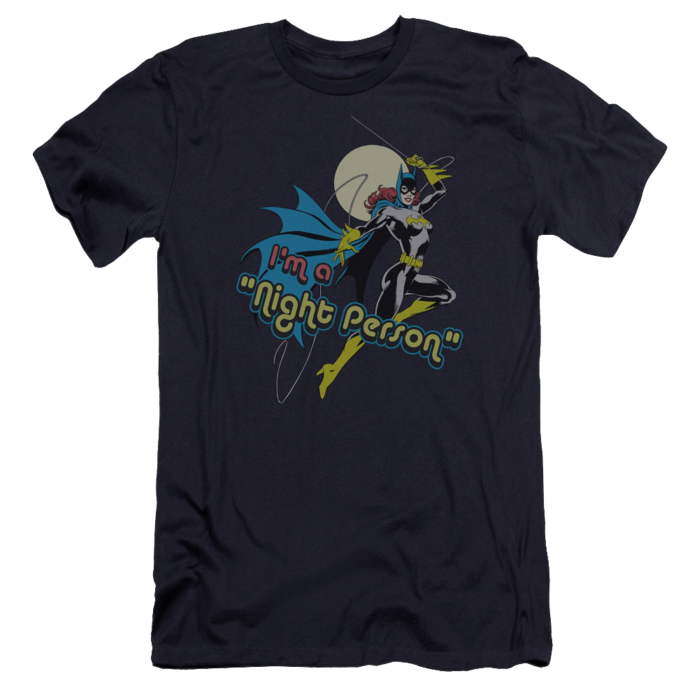 Batgirl Night Person - Men's Premium Slim Fit T-Shirt Men's Premium Slim Fit T-Shirt Batman