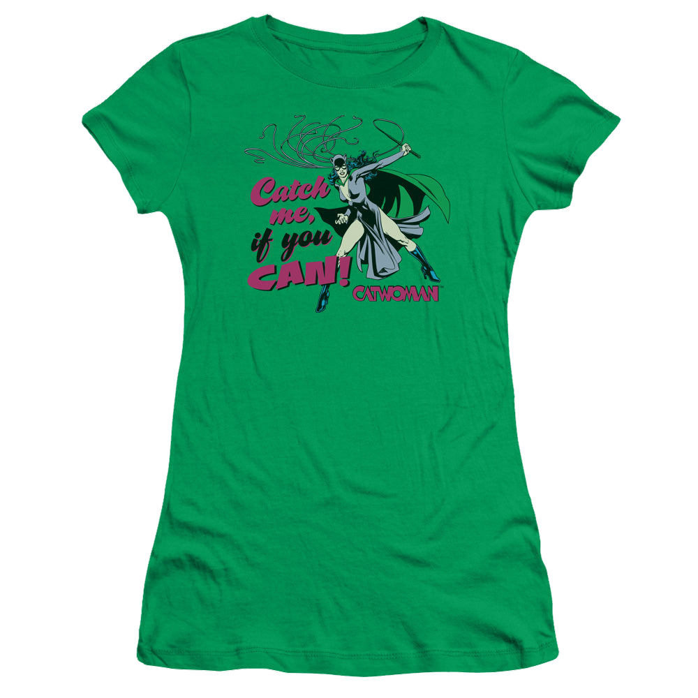 Catwoman Catch Me - Juniors T-Shirt Juniors T-Shirt Catwoman