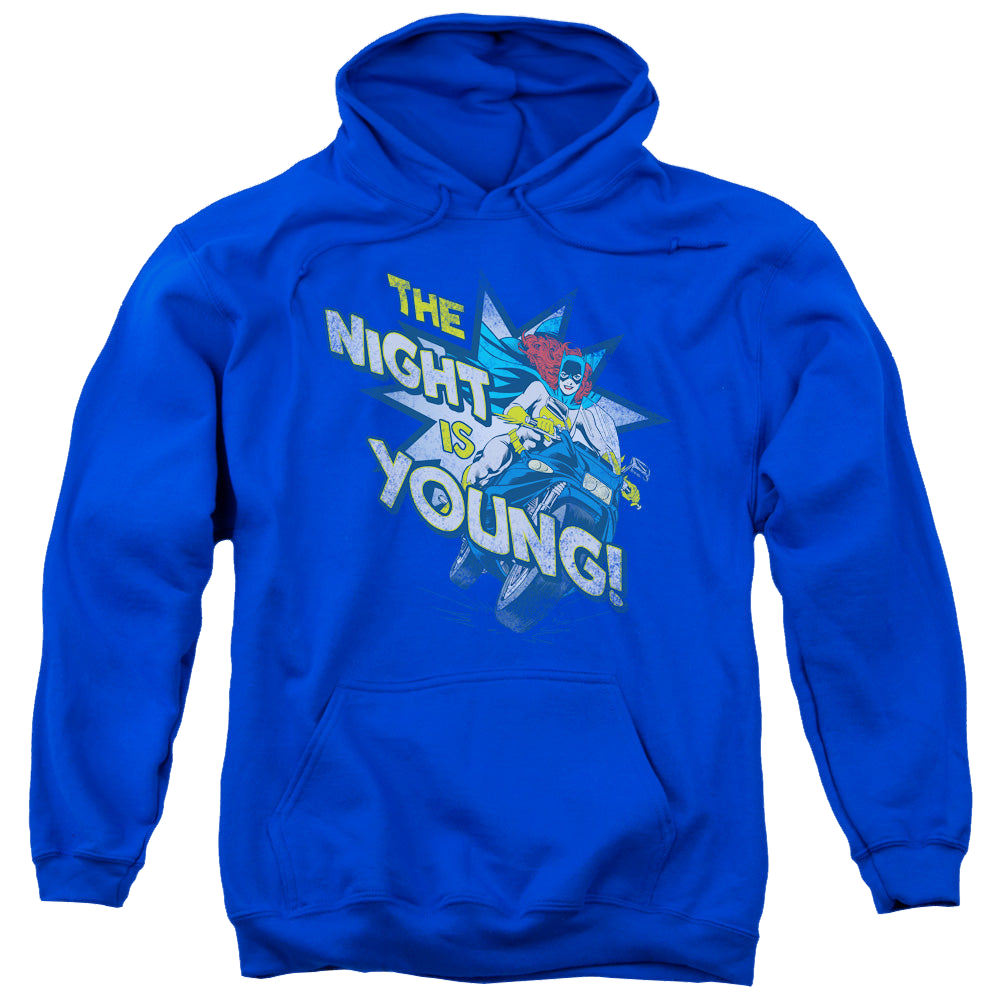Batgirl The Night Is Young - Pullover Hoodie Pullover Hoodie Batman