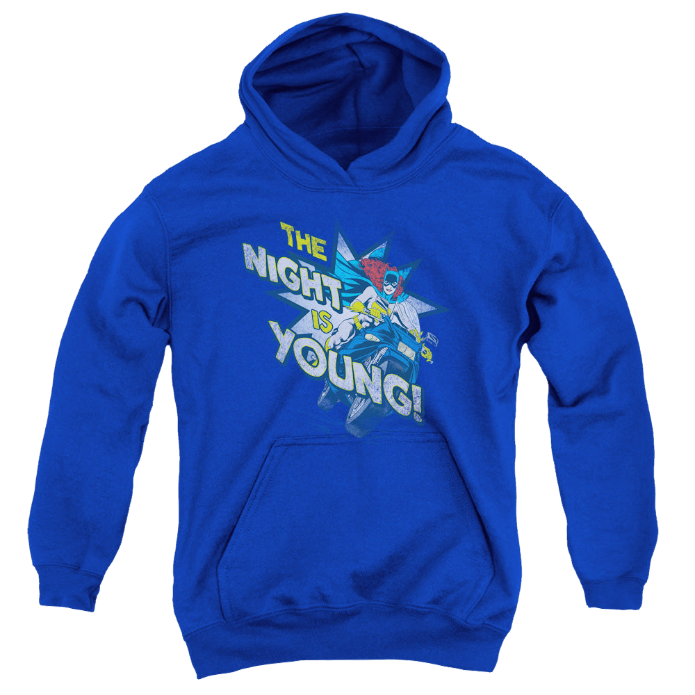 Batgirl The Night Is Young - Youth Hoodie Youth Hoodie (Ages 8-12) Batman