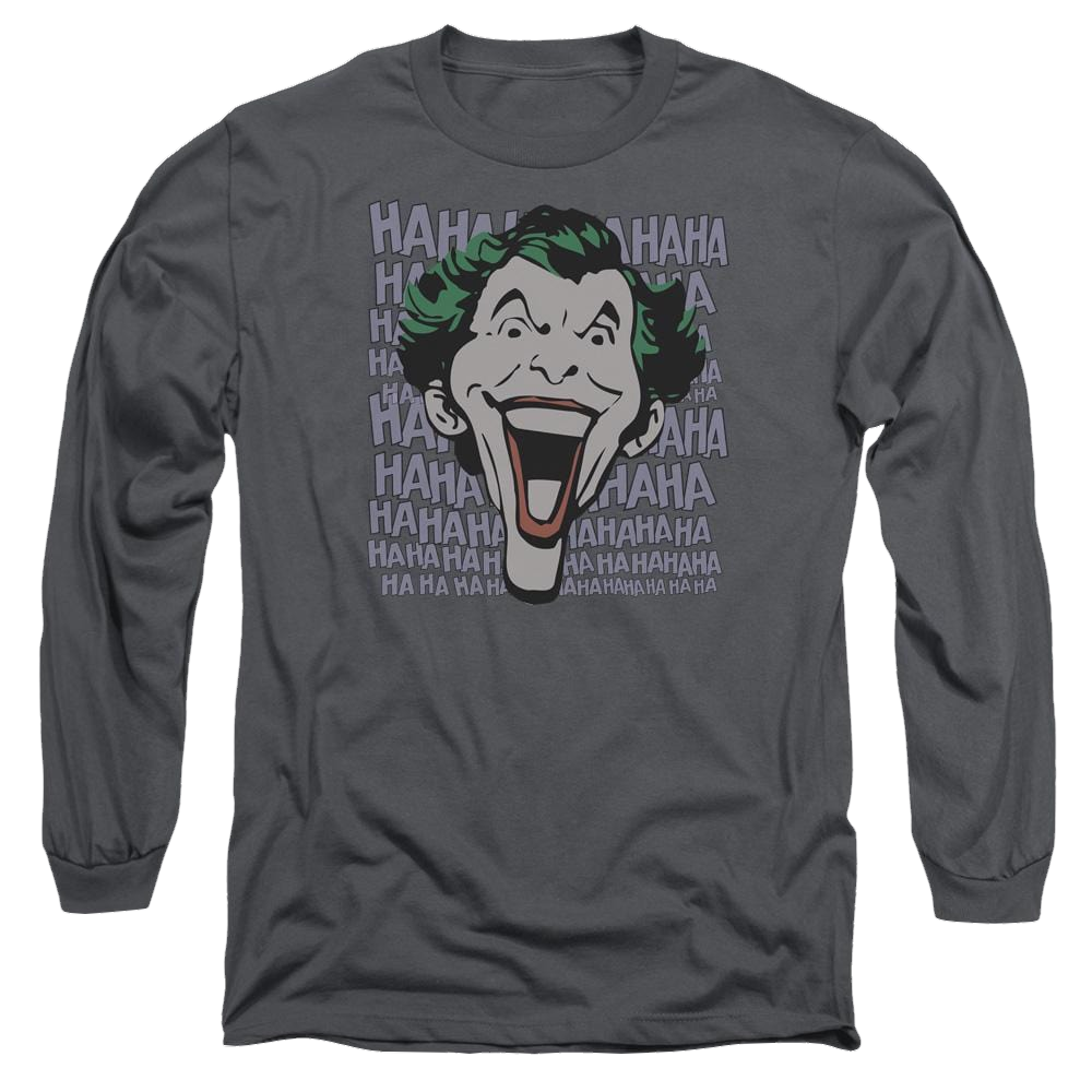 DC Comics Dastardly Merriment - Men's Long Sleeve T-Shirt Men's Long Sleeve T-Shirt Joker