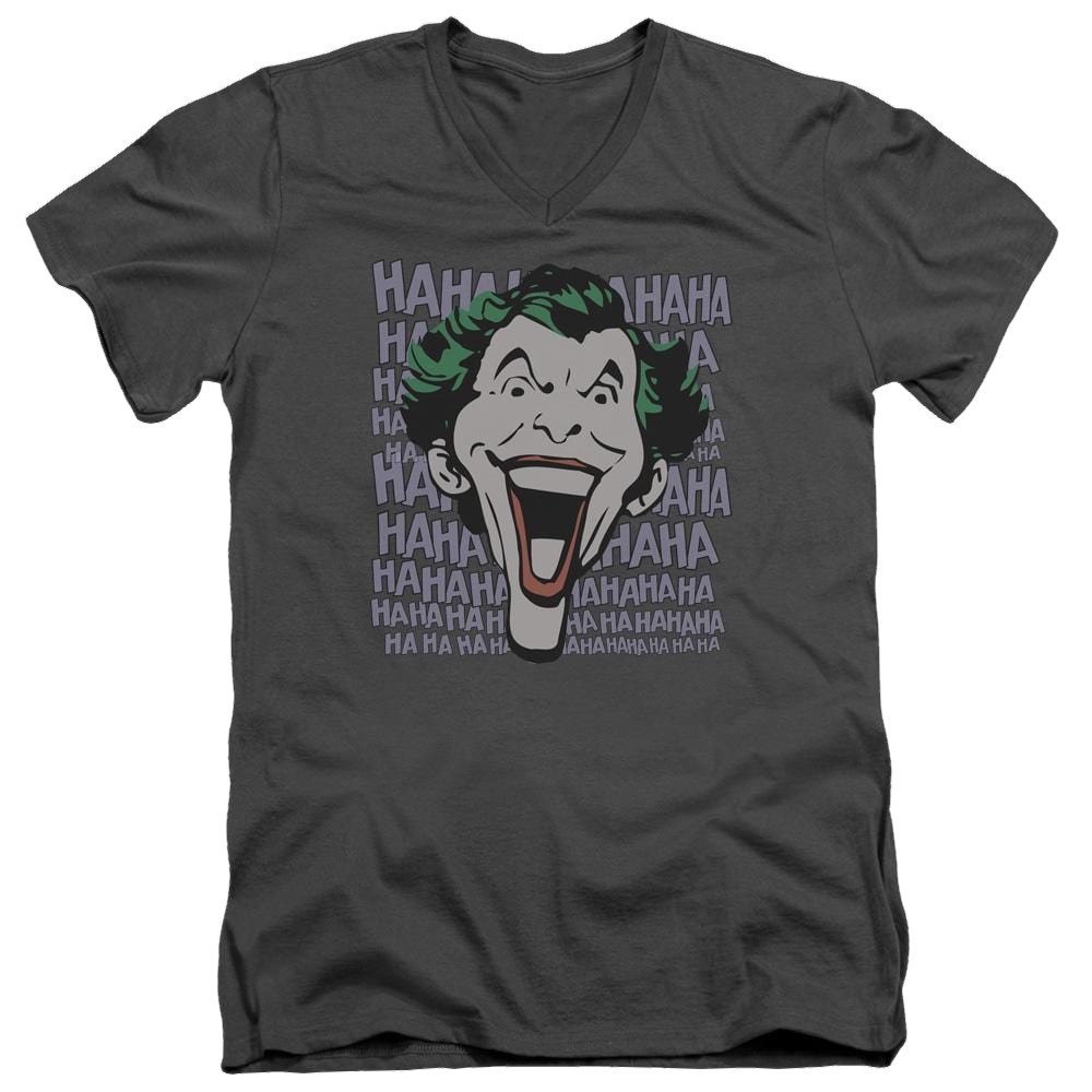 DC Comics Dastardly Merriment - Men's V-Neck T-Shirt Men's V-Neck T-Shirt Joker