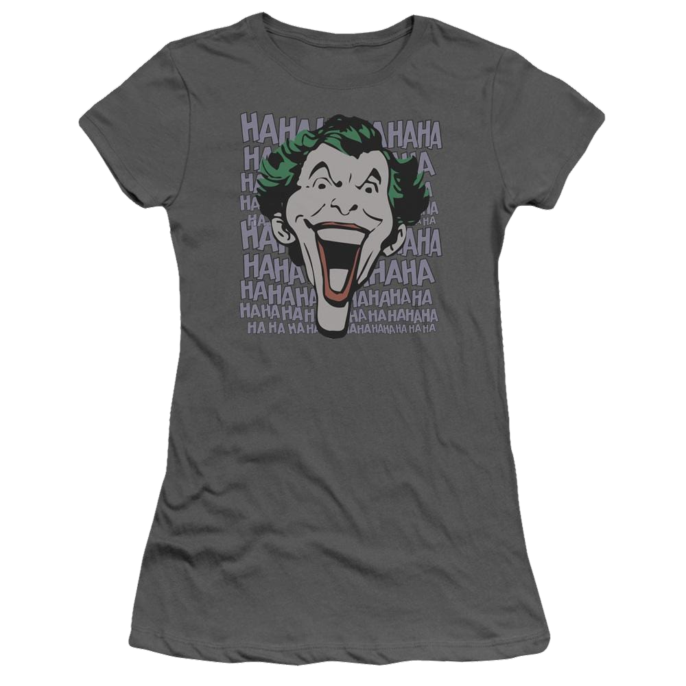 DC Comics Dastardly Merriment - Juniors T-Shirt Juniors T-Shirt Joker
