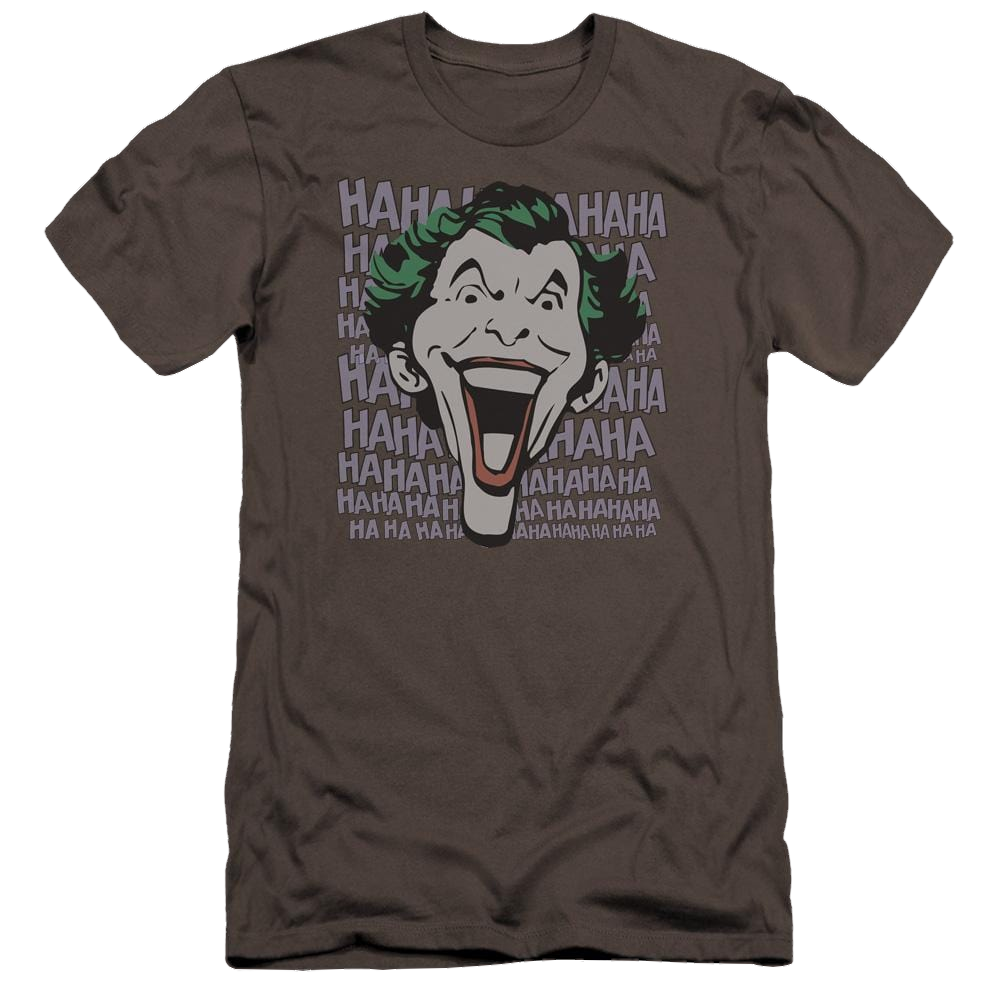 DC Comics Dastardly Merriment - Men's Premium Slim Fit T-Shirt Men's Premium Slim Fit T-Shirt Joker