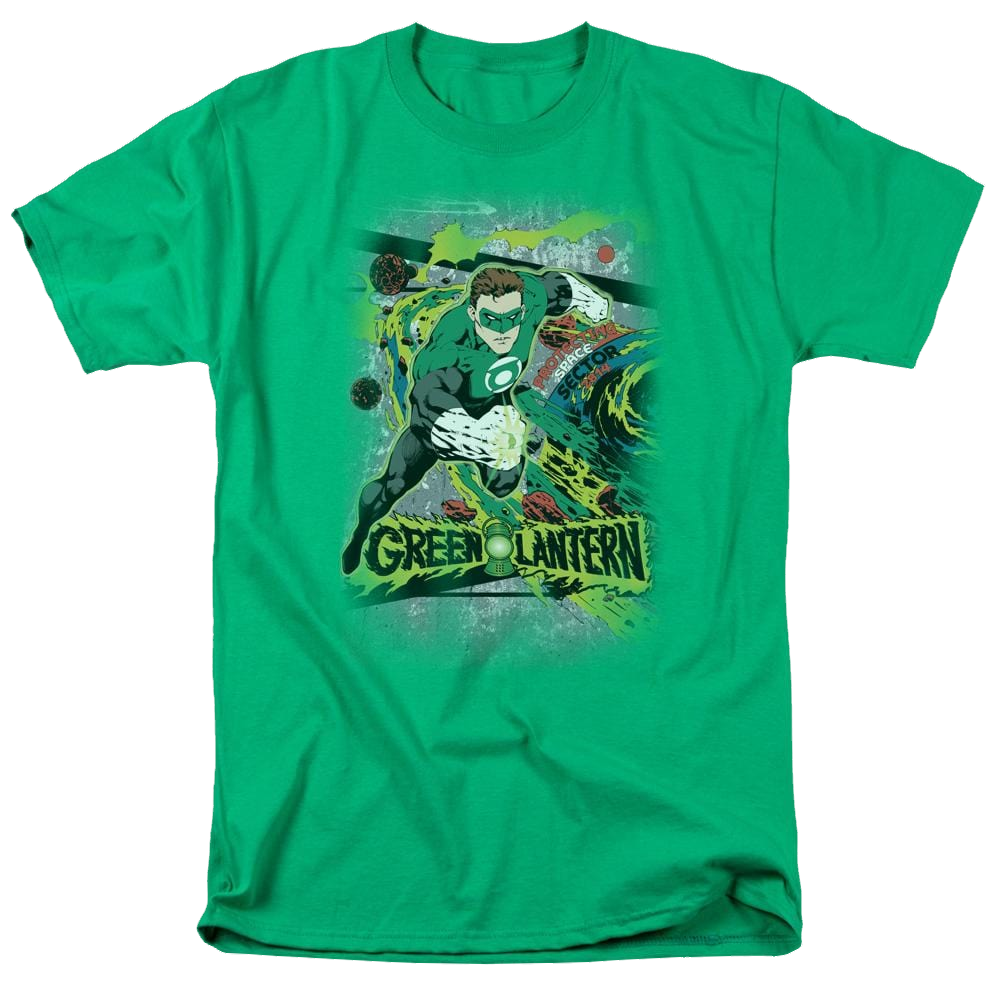 DC Comics Space Sector 2814 - Men's Regular Fit T-Shirt Men's Regular Fit T-Shirt Green Lantern