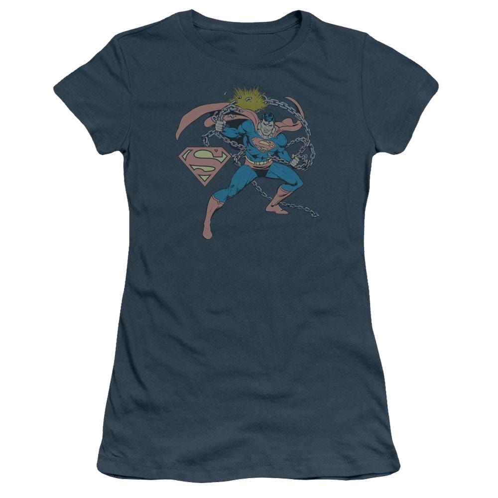 DC Comics I Hate Chains - Juniors T-Shirt Juniors T-Shirt Superman