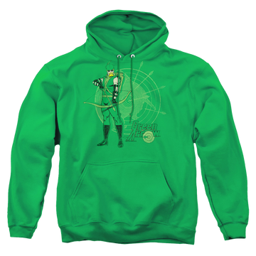 Green Arrow Arrow Target - Pullover Hoodie Pullover Hoodie Green Arrow