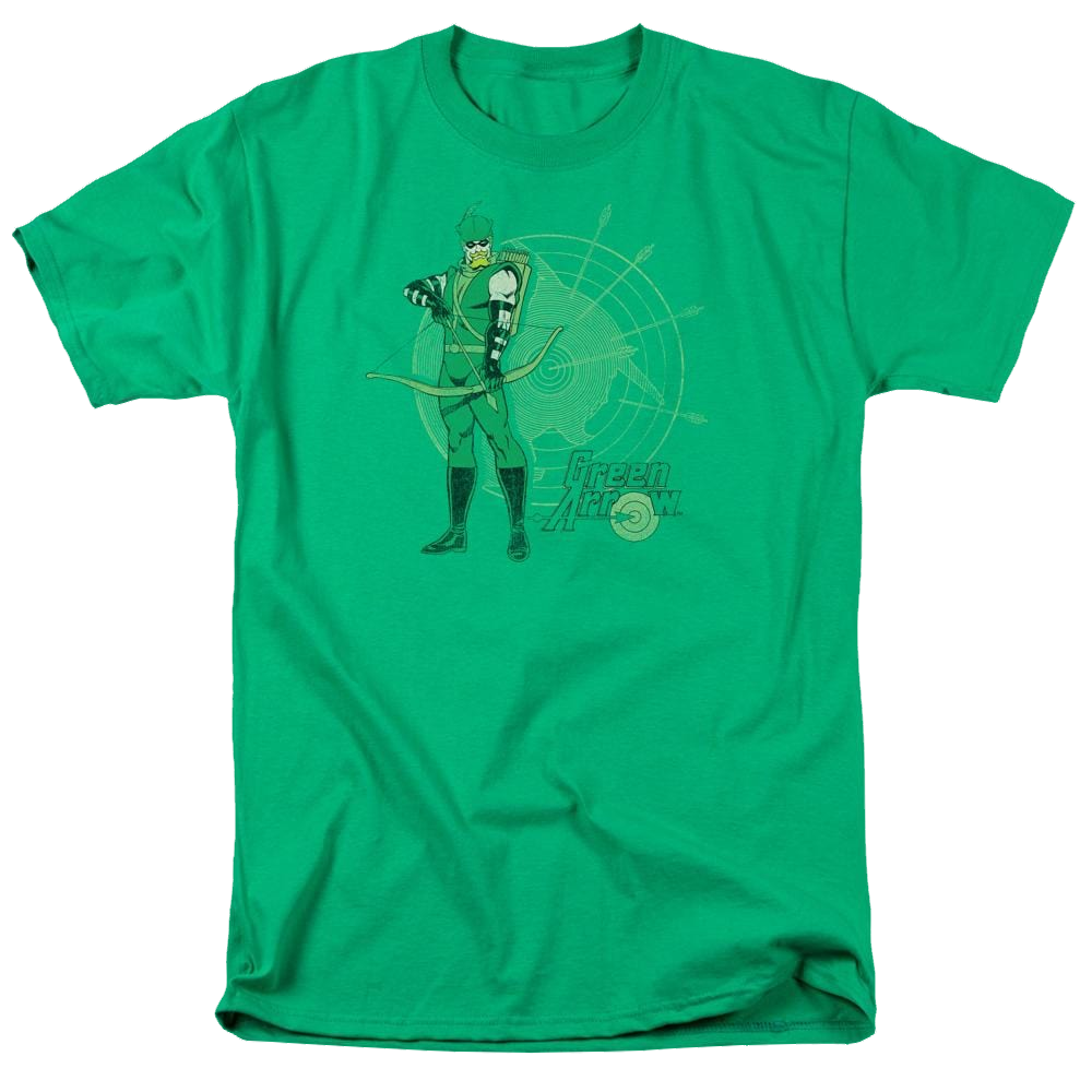 DC Comics Arrow Target - Men's Regular Fit T-Shirt Men's Regular Fit T-Shirt Green Arrow