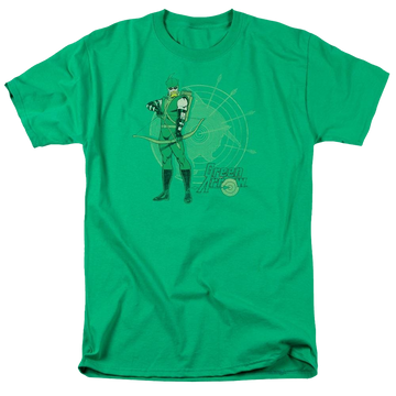 DC Comics Arrow Target - Men's Regular Fit T-Shirt Men's Regular Fit T-Shirt Green Arrow