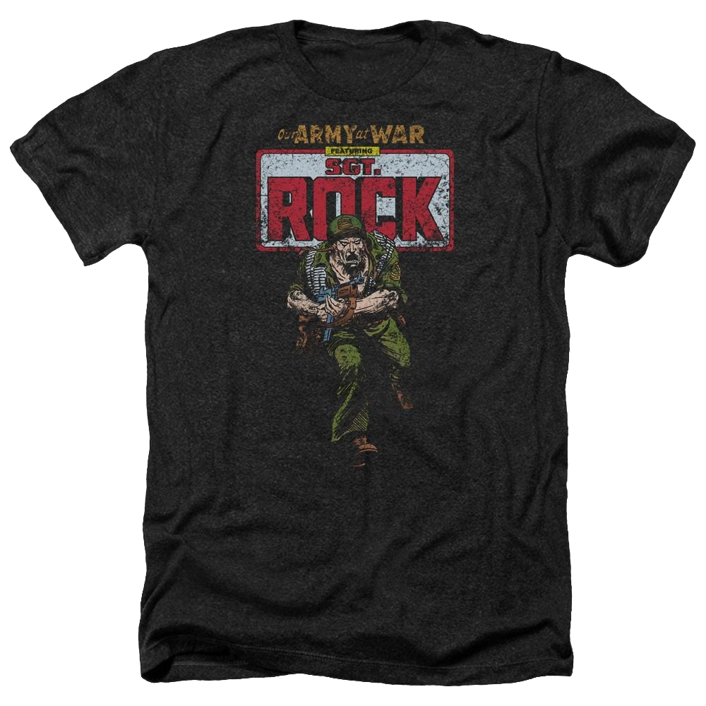 DC Comics Sgt Rock - Men's Heather T-Shirt Men's Heather T-Shirt DC Comics