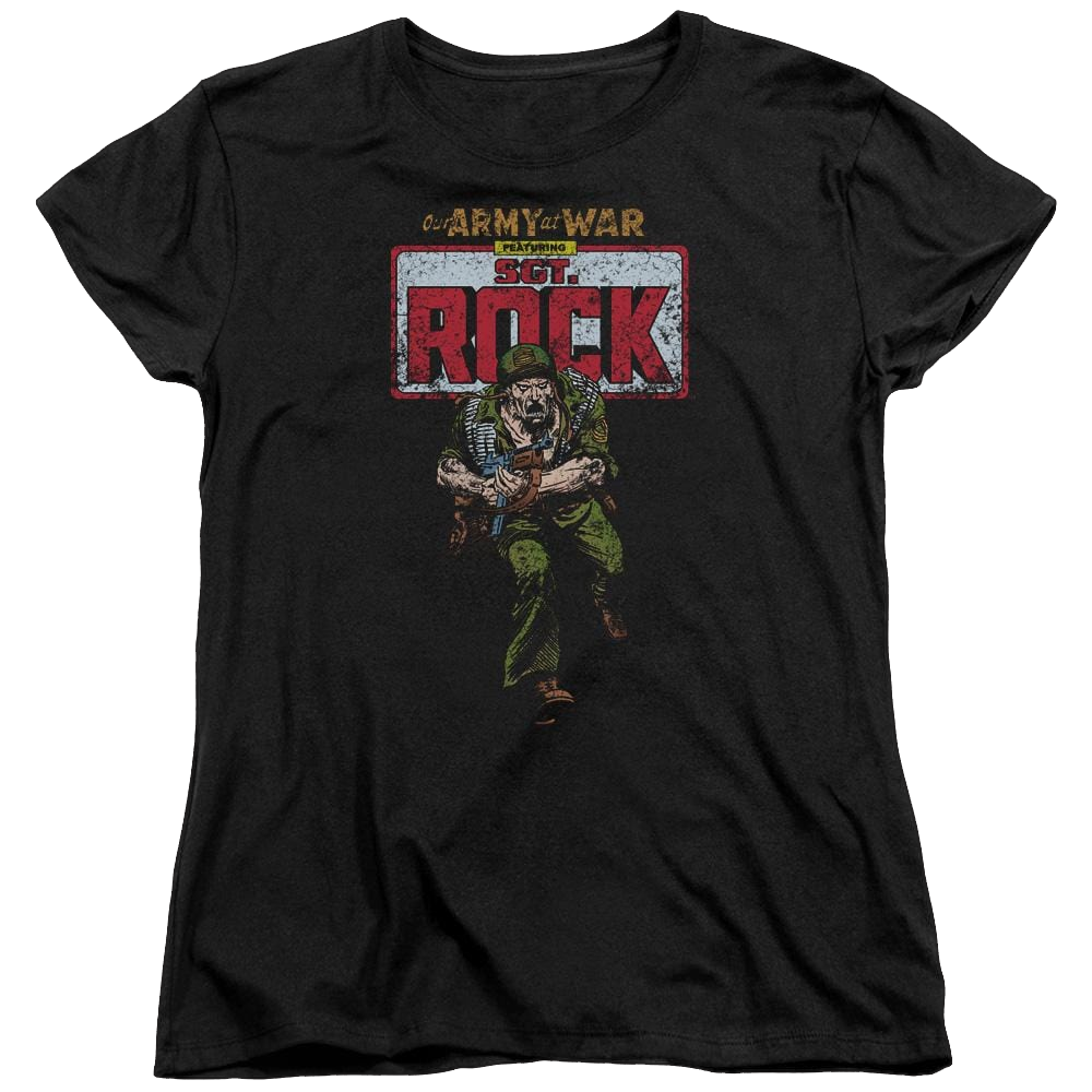 DC Comics Sgt Rock - Women's T-Shirt Women's T-Shirt DC Comics