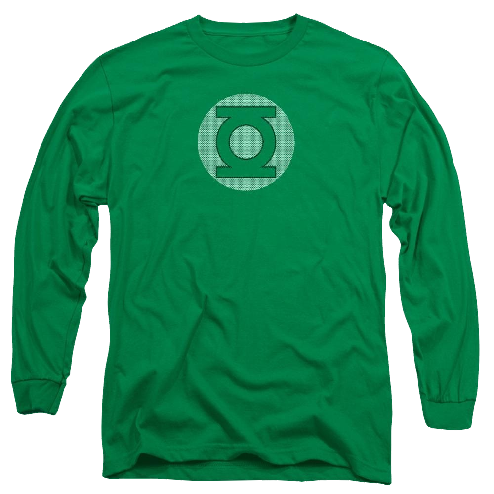 DC Comics Gl Little Logos - Men's Long Sleeve T-Shirt Men's Long Sleeve T-Shirt Green Lantern