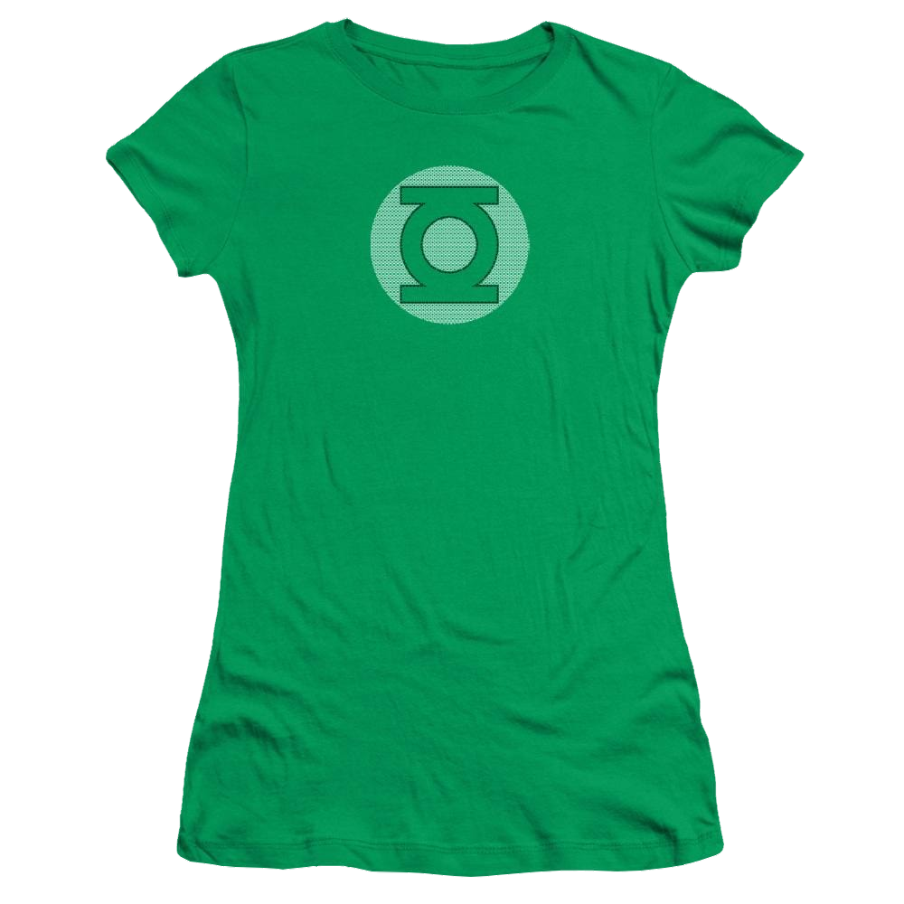 DC Comics Gl Little Logos - Juniors T-Shirt Juniors T-Shirt Green Lantern