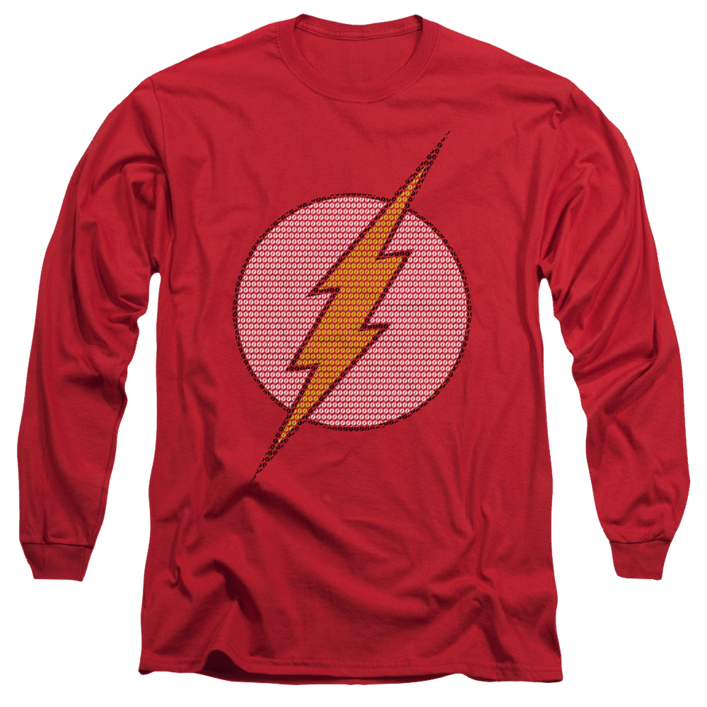 Flash, The Flash Little Logos - Men's Long Sleeve T-Shirt Men's Long Sleeve T-Shirt The Flash