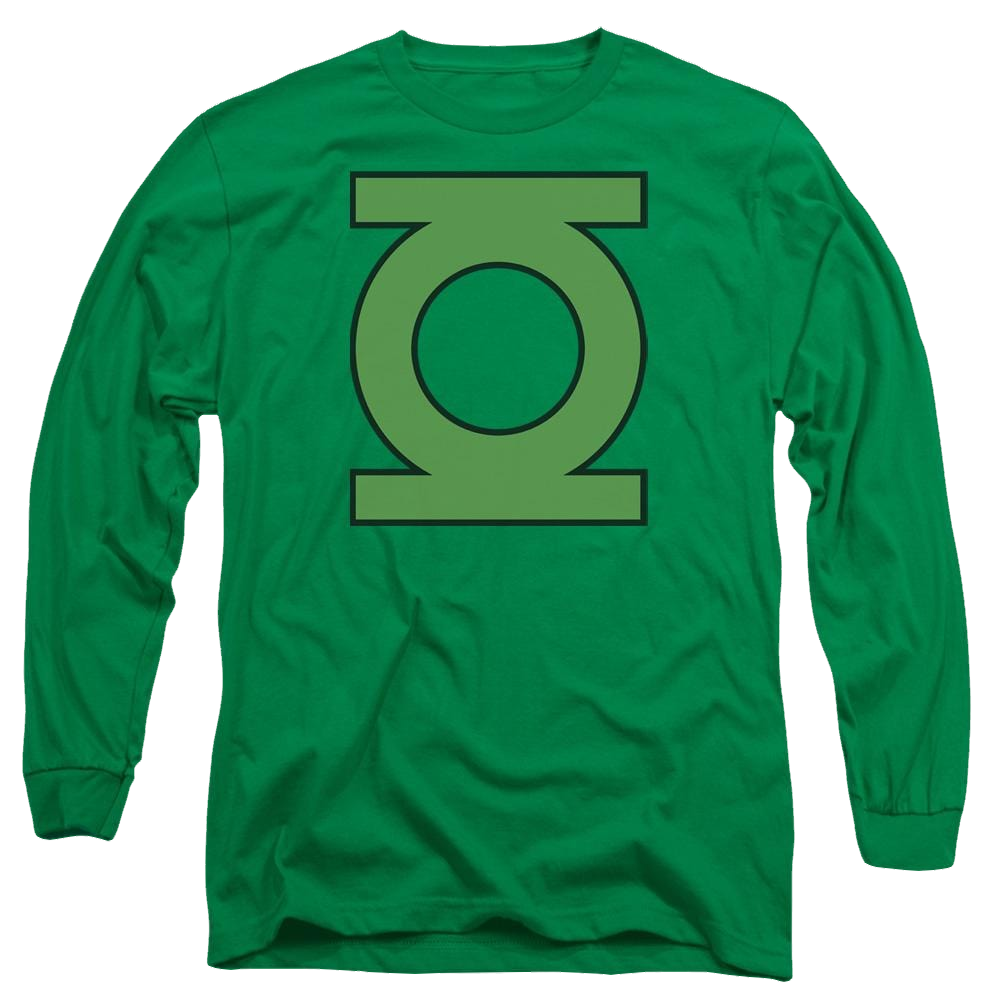 DC Comics Gl Emblem - Men's Long Sleeve T-Shirt Men's Long Sleeve T-Shirt Green Lantern